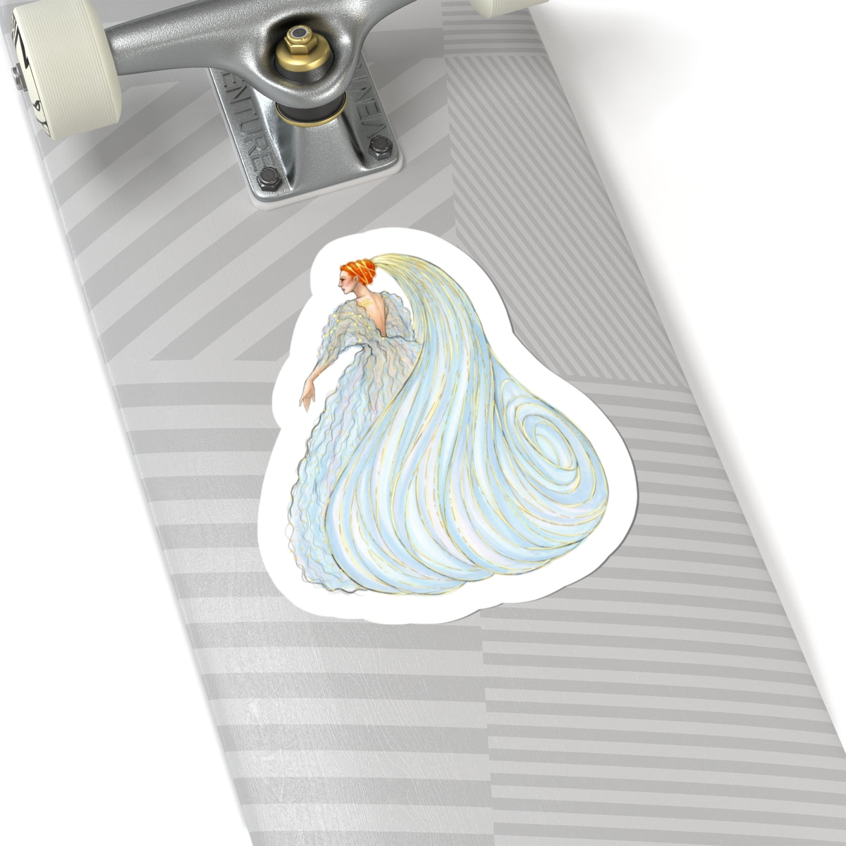 Aquarius | Zodiac Fashion Illustration (Sticker)