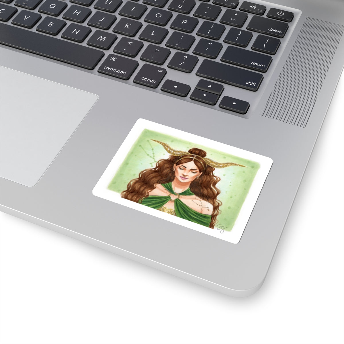 Taurus | Zodiac Fashion Illustration (Sticker)