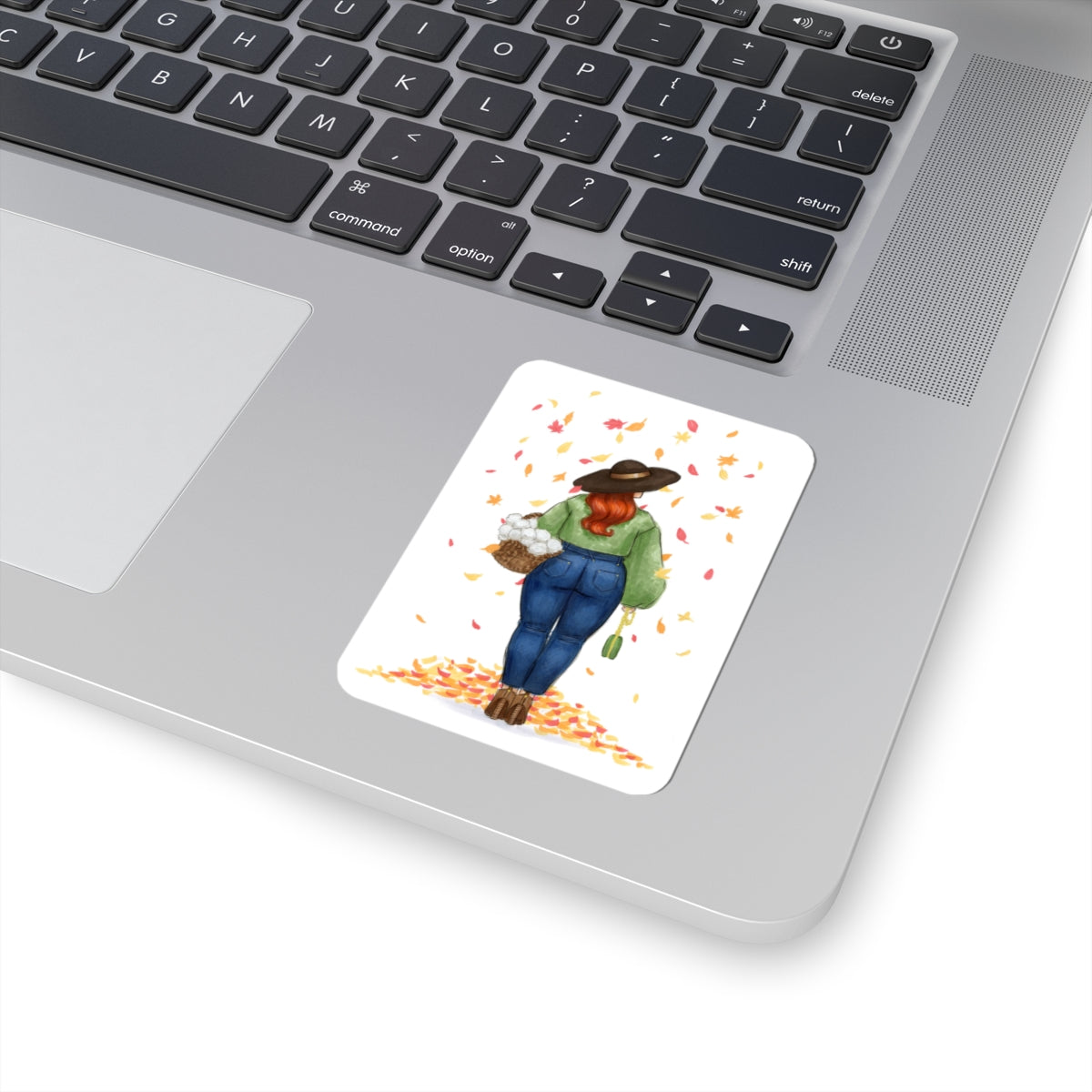 Changing Leaves | Curvy Fall Fashion Illustration (STICKER)