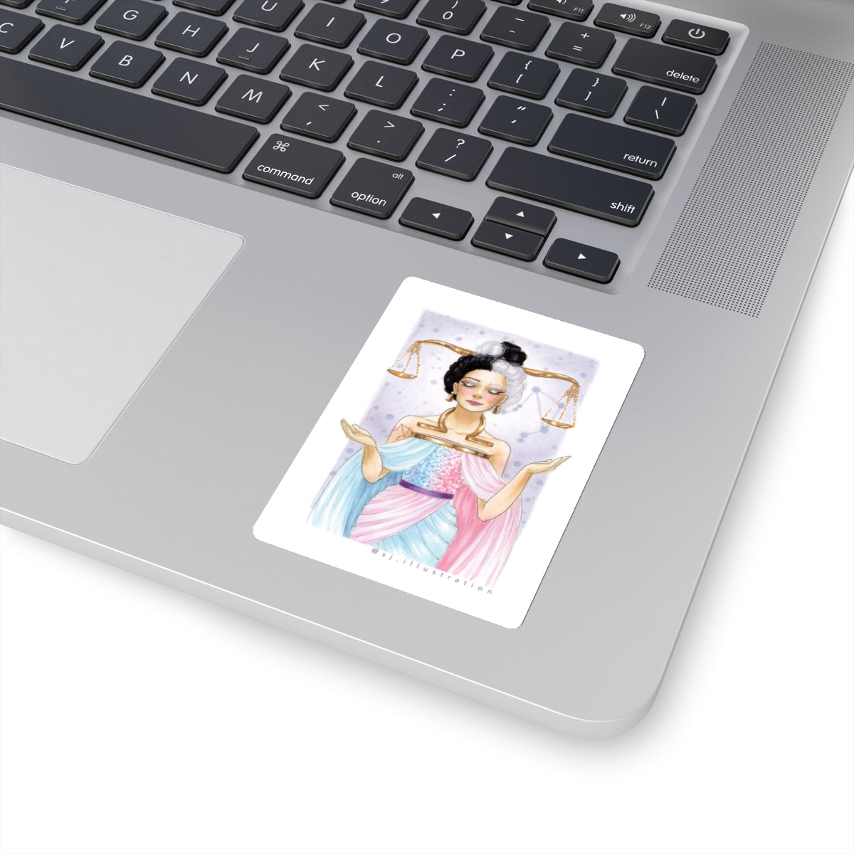 Libra | Zodiac Fashion Illustration (Sticker)