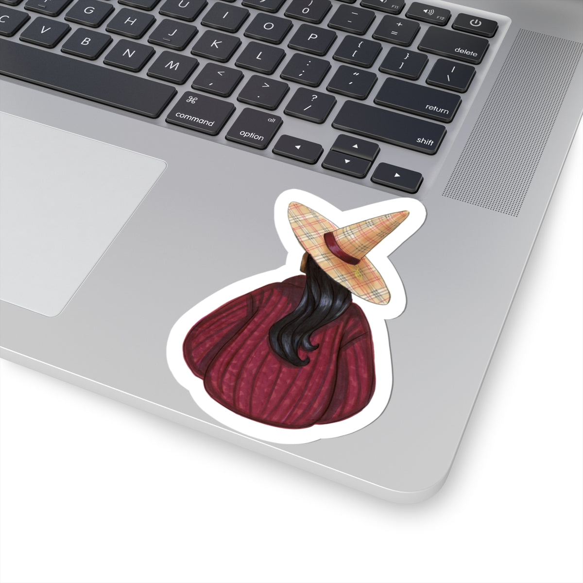 Brrrberry (Cozy Witch Series) | Fun Fall Fashion Illustration (STICKER)