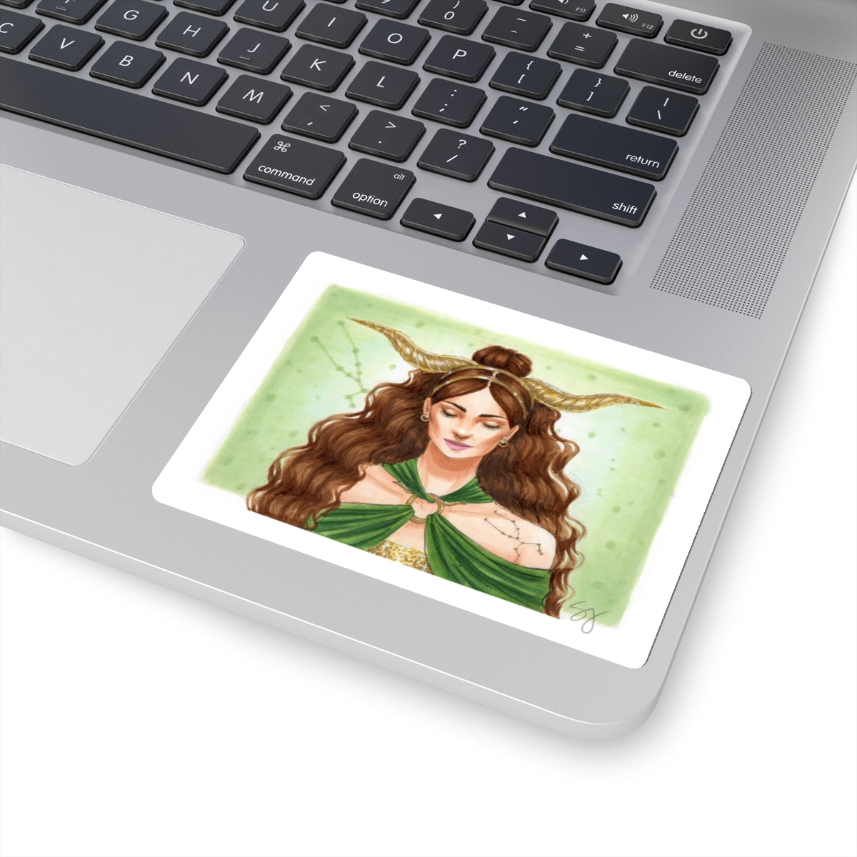 Taurus | Zodiac Fashion Illustration (Sticker)