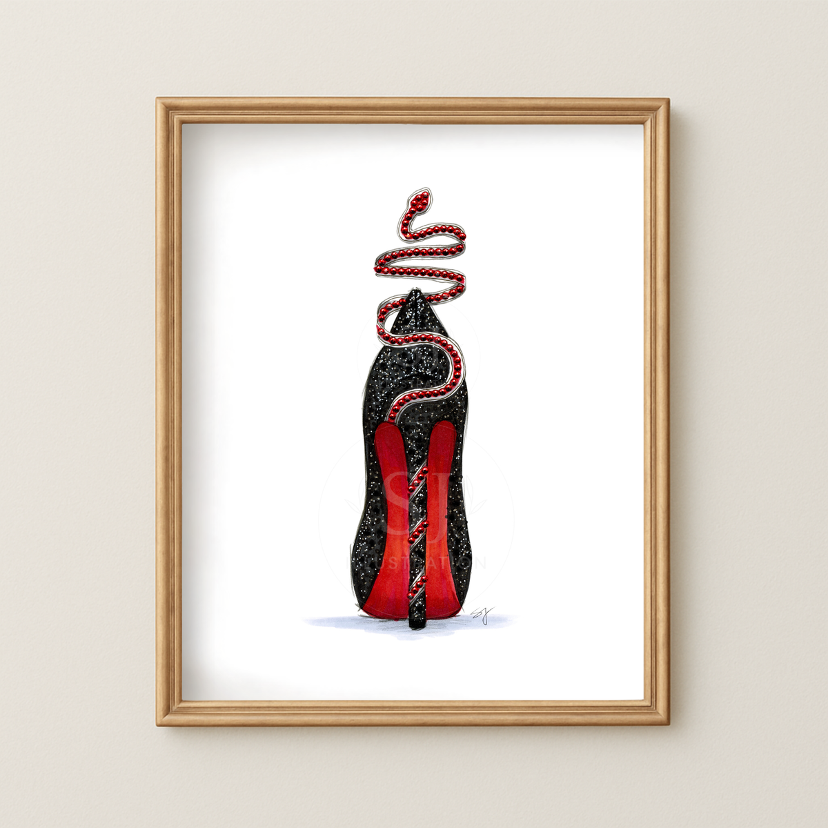Sky High Reputation | Album-Inspired Stiletto Fashion Illustration (PRINT)