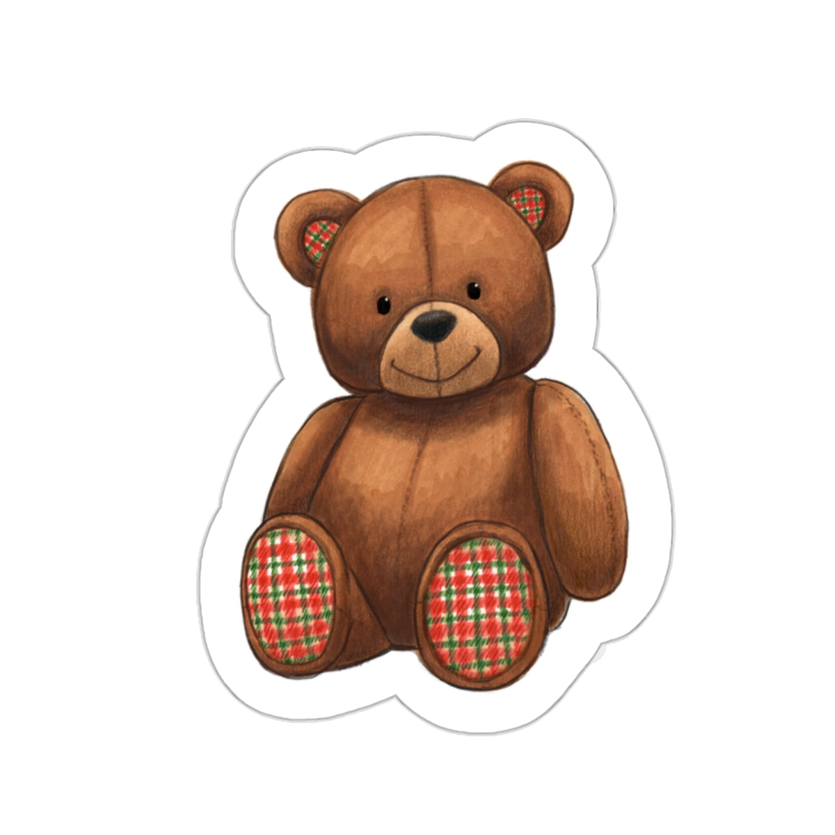 Festive Teddy Bear | Sticker