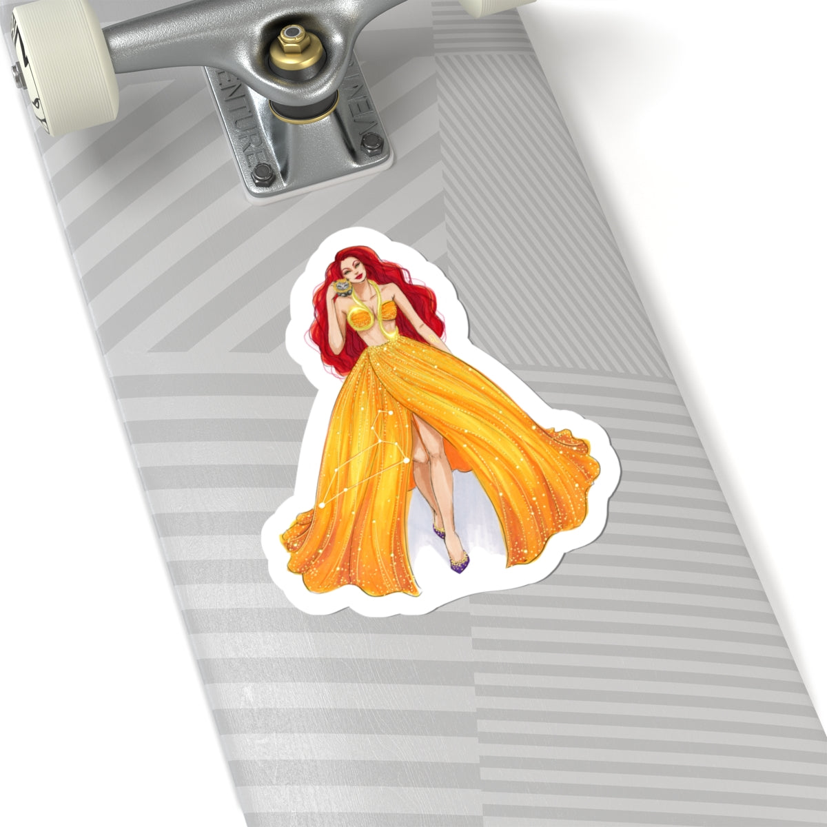 Leo | Zodiac Fashion Illustration (Sticker)