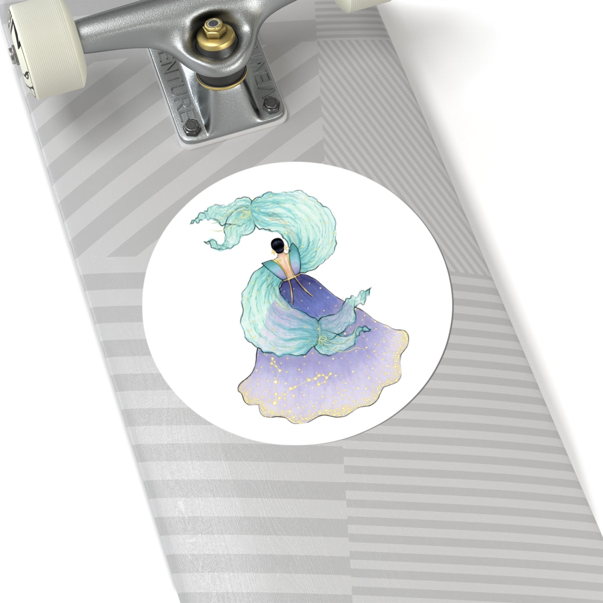 Pisces | Zodiac Fashion Illustration (Sticker)