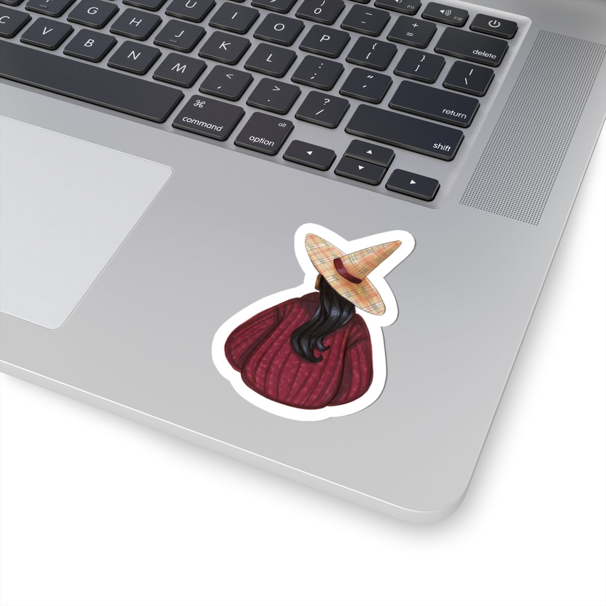 Brrrberry (Cozy Witch Series) | Fun Fall Fashion Illustration (STICKER)