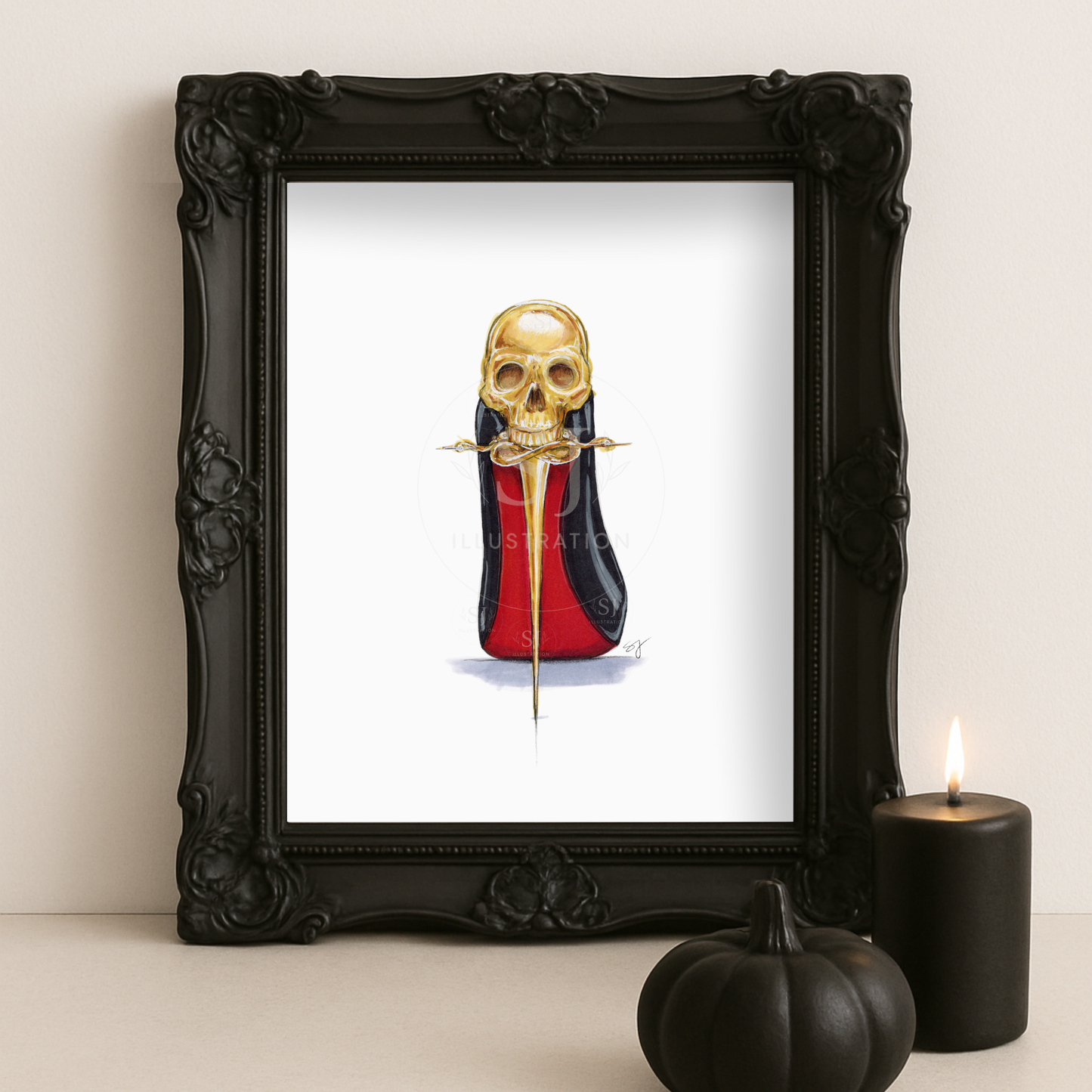 A Stiletto Stiletto | Shoe Fashion Illustration (ART PRINT)