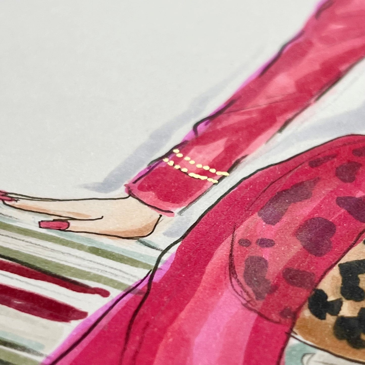 Country Queen Legend | Fashion Illustration (ORIGINAL ART)