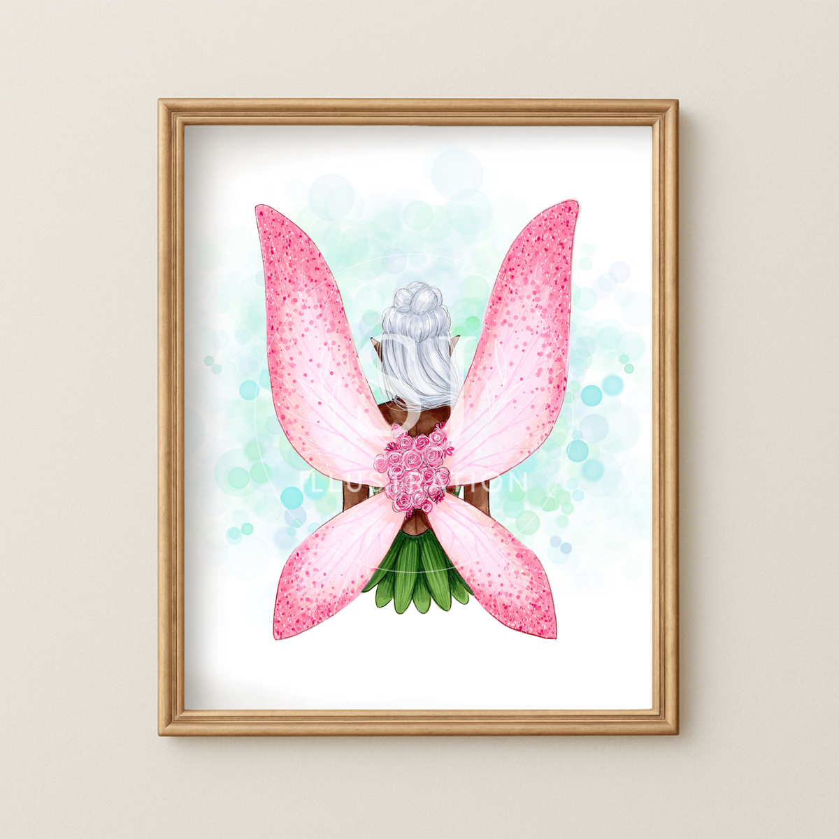 Flower Fairy | Fantasy Fairy Illustration (ART PRINT)