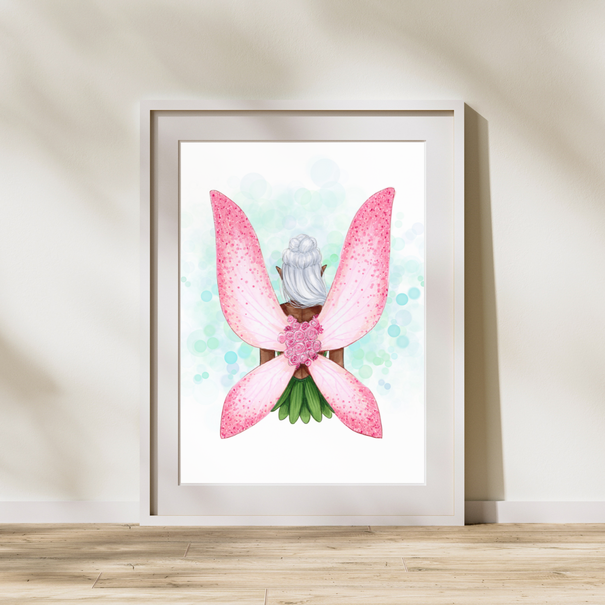 Flower Fairy | Fantasy Fairy Illustration (ART PRINT)