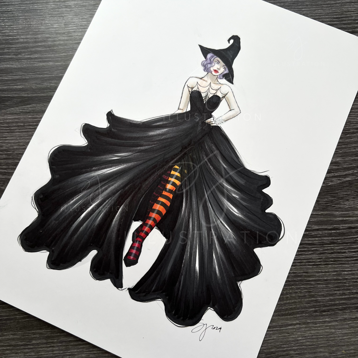 Haute Conjure | Fun Fashion Illustration (ORIGINAL)