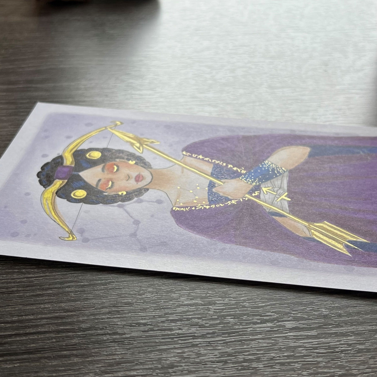 Sagittarius | Zodiac Fashion Illustration (ORIGINAL)