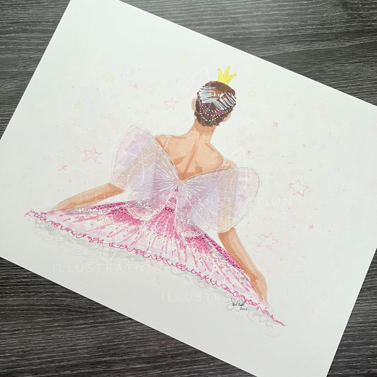Sugar Plum Dreams | Holiday Illustration (ORIGINAL)