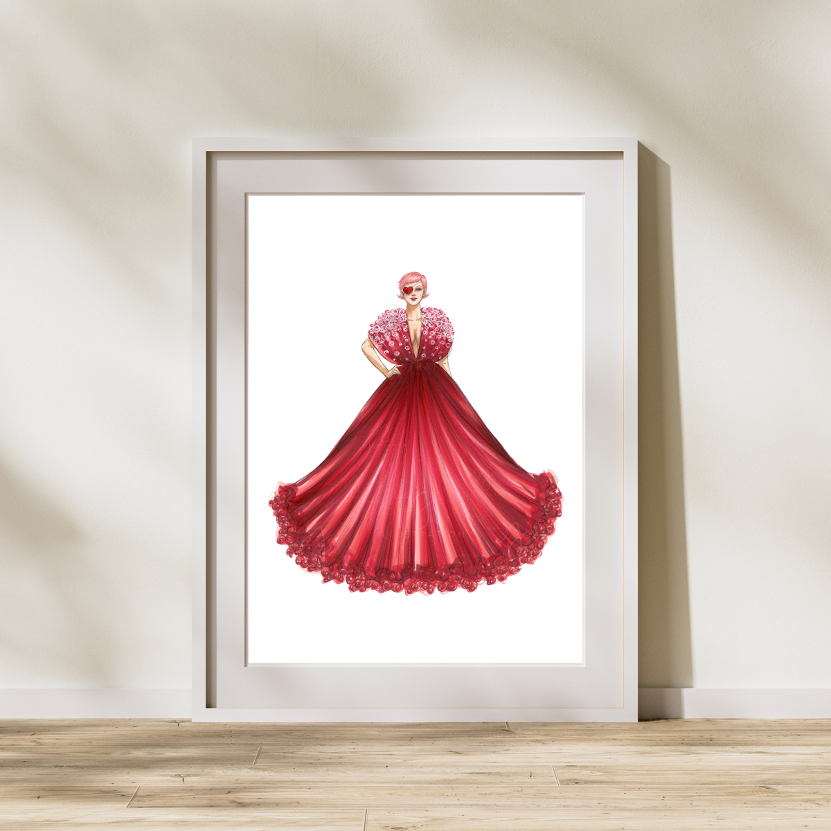 Love in Bloom | Inclusive Fashion Illustration (PRINT)