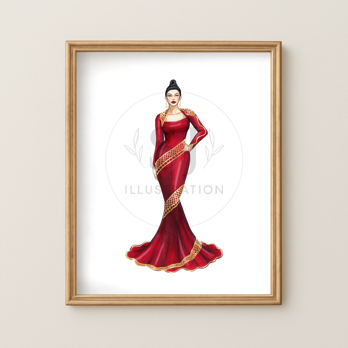 Lunar New Year 2025: Year of the Snake | Fashion Illustration (PRINTS)