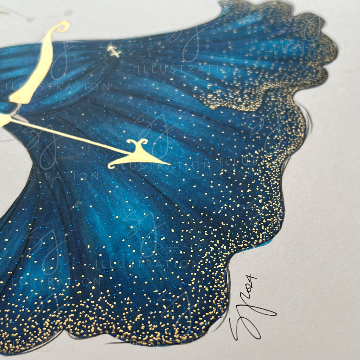Sagittarius v. 2 | Zodiac Series Illustration (ORIGINAL)