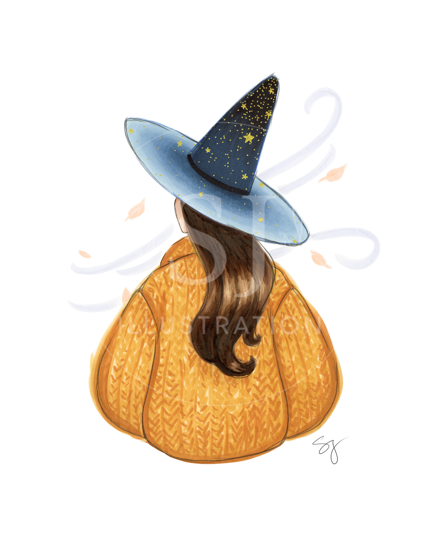 Cozy Witch Series Bundle | Fun Fall Fashion Illustration (PRINT BUNDLE)