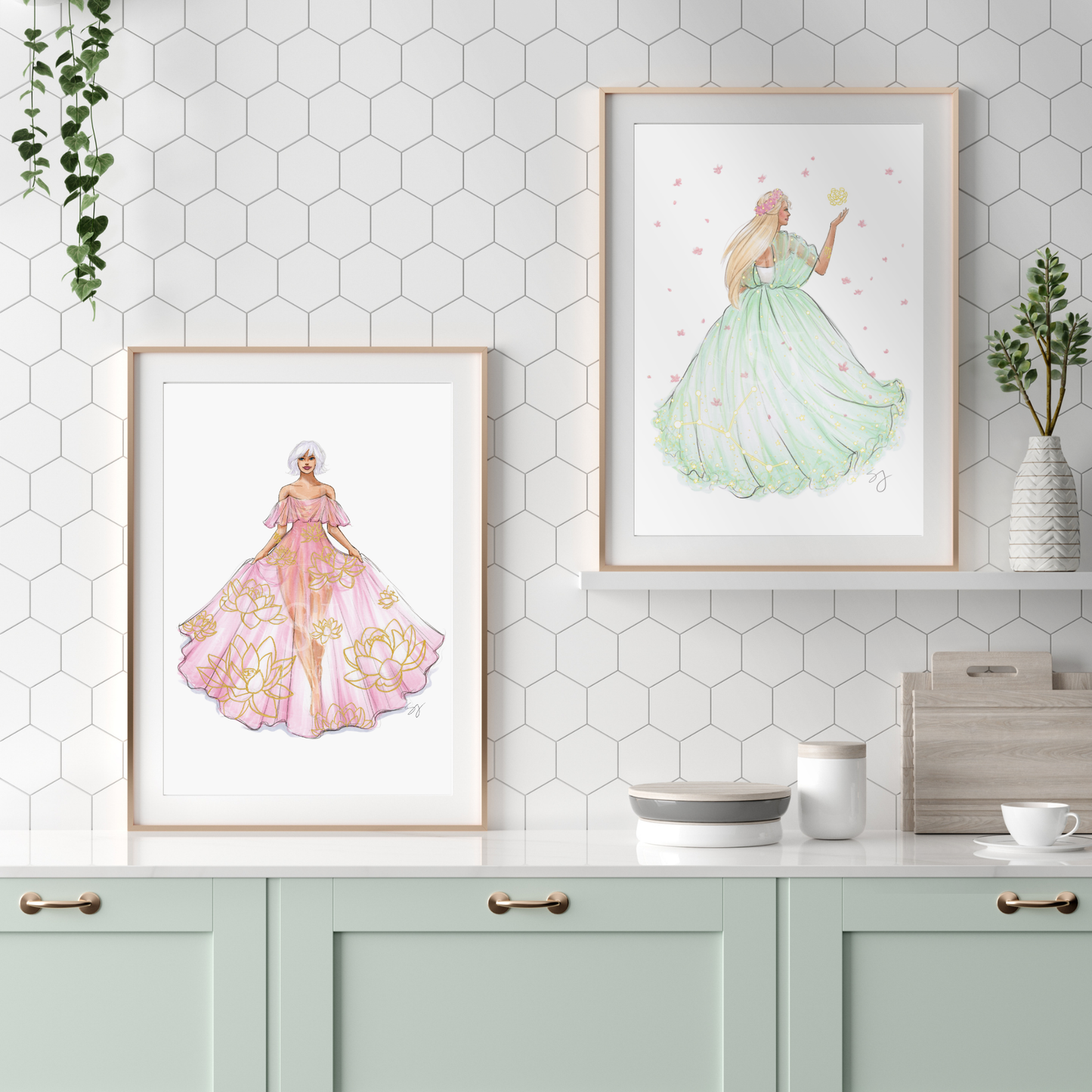 Virgo | Zodiac Fashion Illustration (ART PRINT)