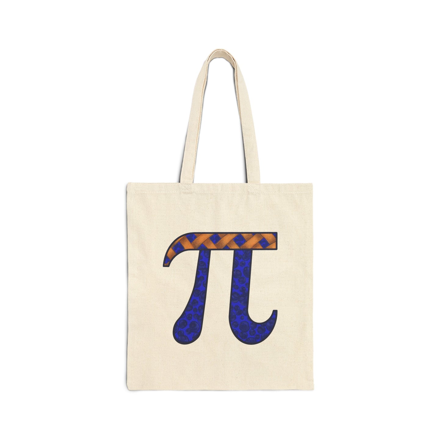 Blueberry Pi | Cotton Canvas Tote Bag