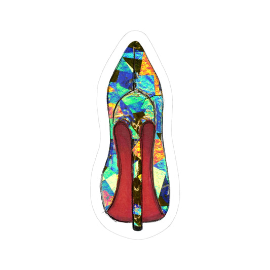 Prism Stiletto  |  Shoe Fashion Illustration (STICKER)