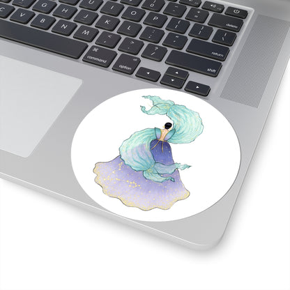 Pisces | Zodiac Fashion Illustration (Sticker)