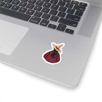 Brrrberry (Cozy Witch Series)  |  Fun Fall Fashion Illustration (STICKER)