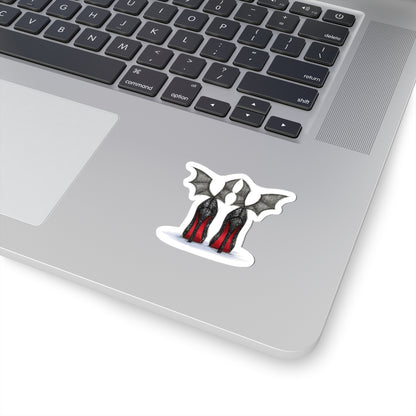 Batty Heels  |  Fun Halloween Fashion (STICKER)