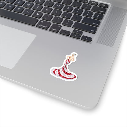 Peppermint Patty  |  Holiday Fashion Illustration (STICKER)