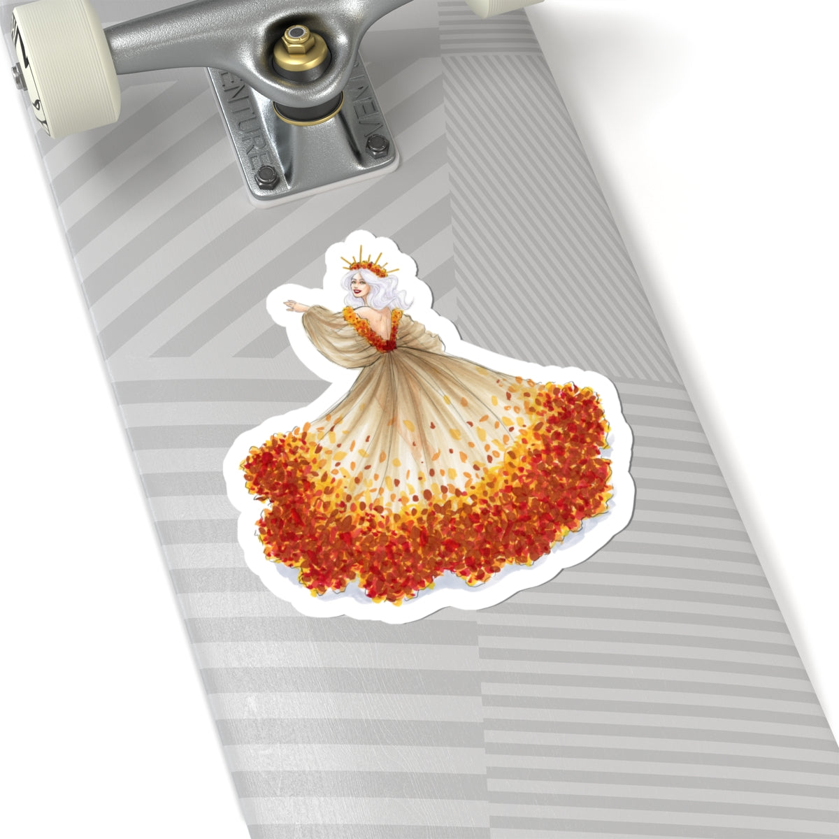 Leafy Queen  |  Fall Fashion (STICKER)