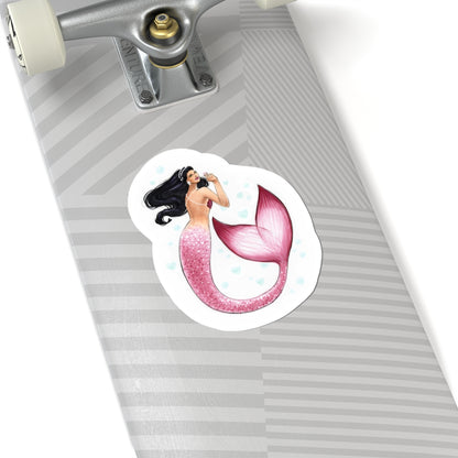Hearts of the Ocean Whimsical Mermaid  |  Sticker