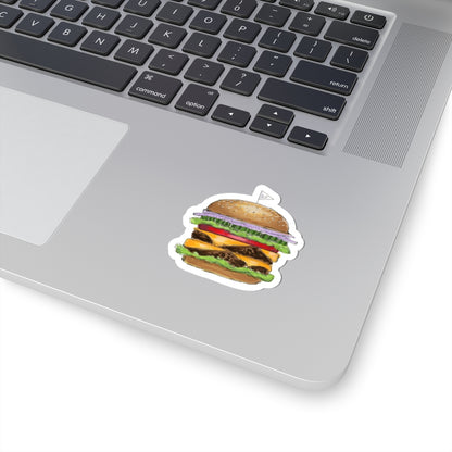 Double Cheeseburger  |  Food Illustration (STICKER)