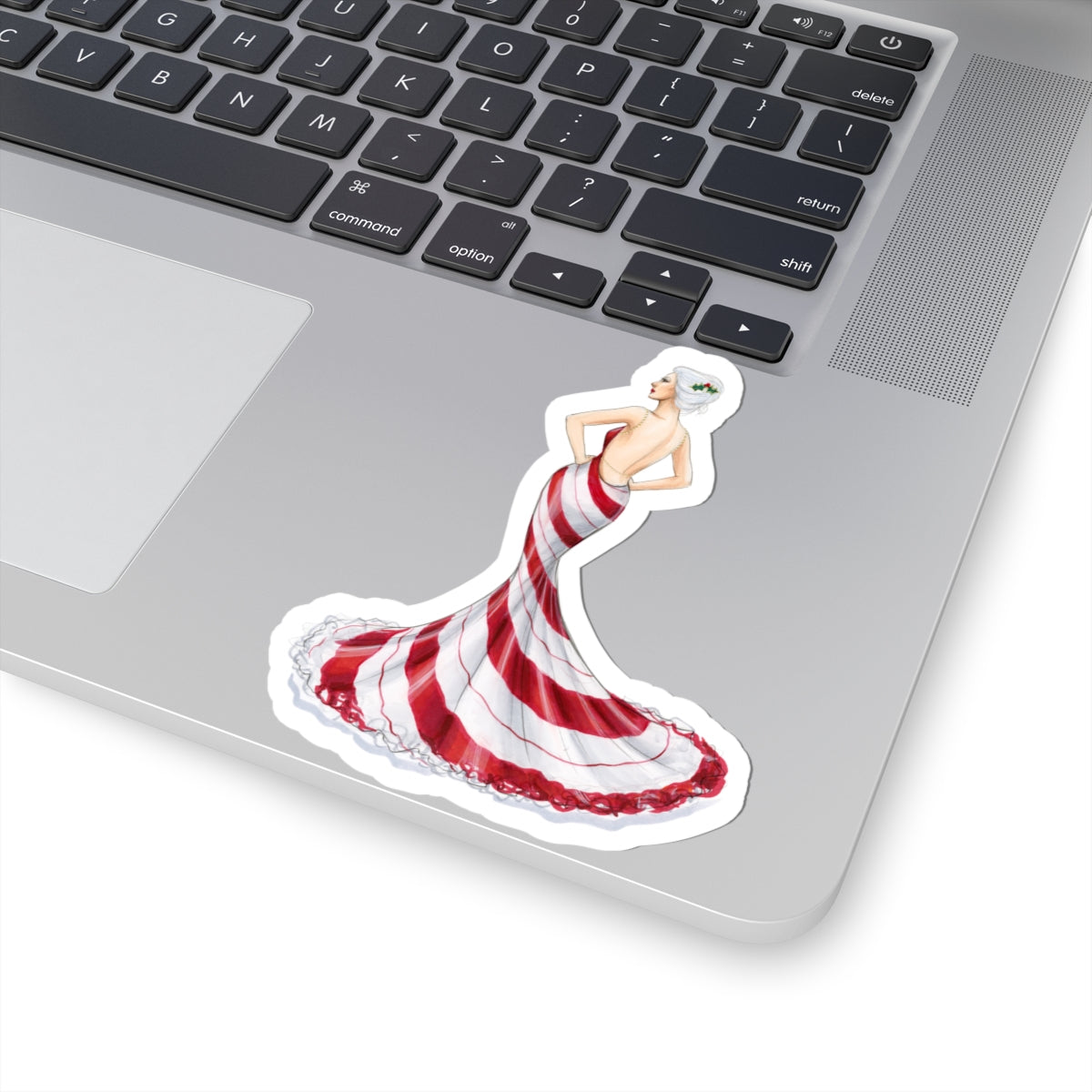 Peppermint Patty  |  Holiday Fashion Illustration (STICKER)