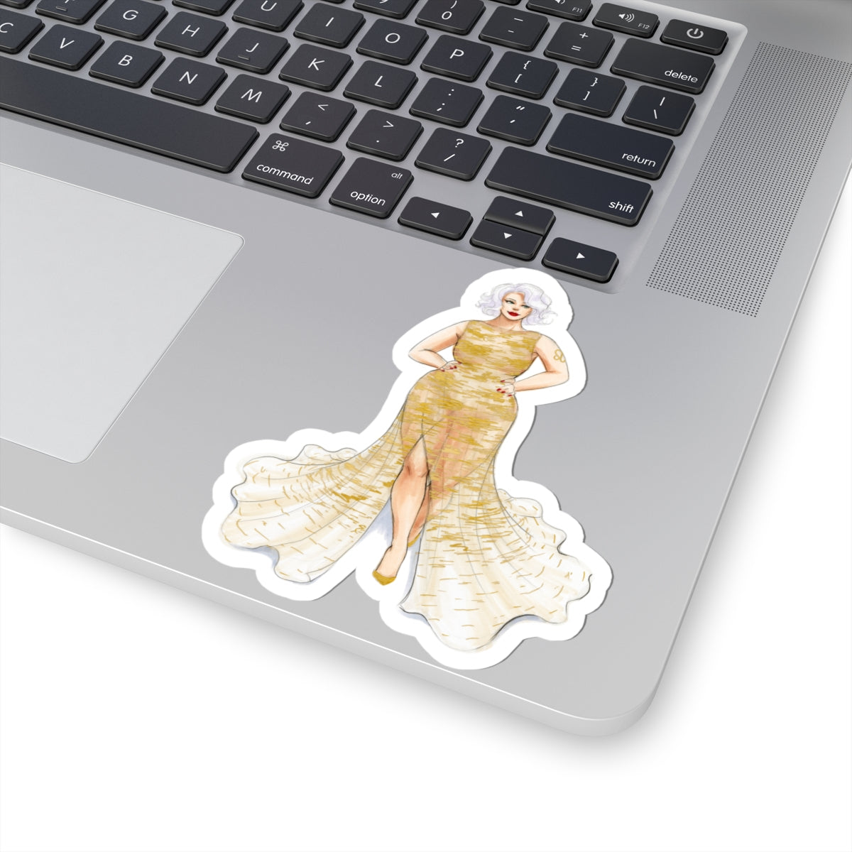 Leo (series 2)  |  Zodiac Fashion Illustration (STICKER)