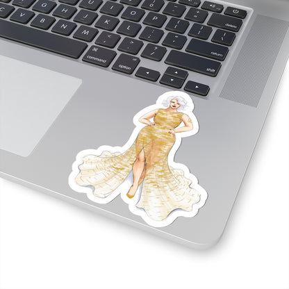Leo (series 2)  |  Zodiac Fashion Illustration (STICKER)
