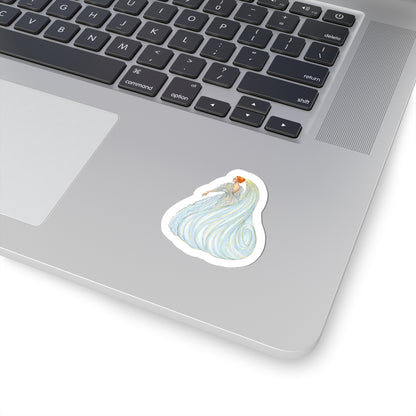 Aquarius  |  Zodiac Fashion Illustration (Sticker)