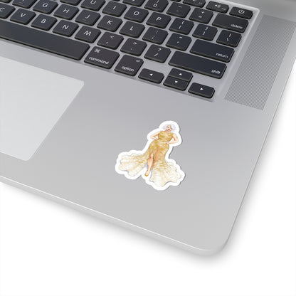 Leo (series 2)  |  Zodiac Fashion Illustration (STICKER)