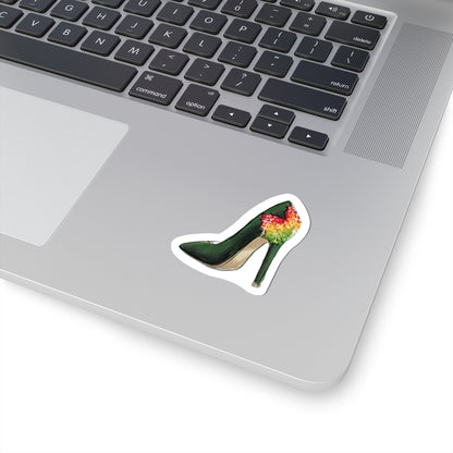 Step Into Fall  |  Fun Fall Stiletto Fashion Illustration (STICKER)