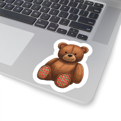 Festive Teddy Bear  |  Sticker