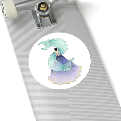 Pisces | Zodiac Fashion Illustration (Sticker)