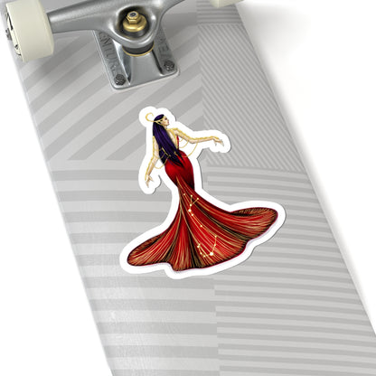 Scorpio (series 1)  |  Zodiac Fashion Illustration (STICKER)