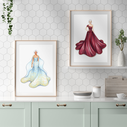 Cancer (series 2)  | Zodiac Series Illustration (PRINT)