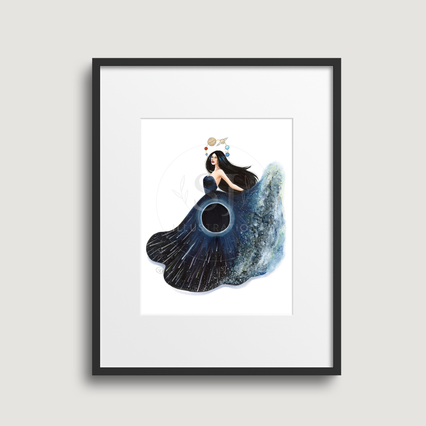 Celestial Events  |  Cosmic Fashion Illustration (PRINT)