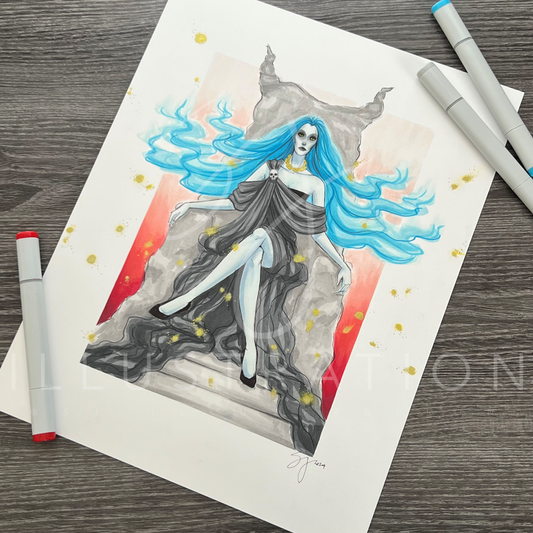 Haydeighs (Hades)  |  Fantasy & Myth Illustration (ORIGINAL)