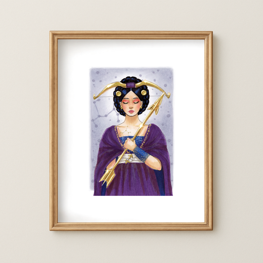 Sagittarius  |  Zodiac Fashion Illustration (ART PRINT)