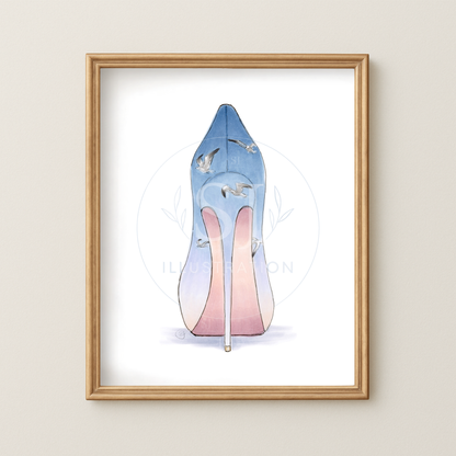 Step Back to 1989  |  Eras Album Inspired Stiletto Illustration (PRINT)
