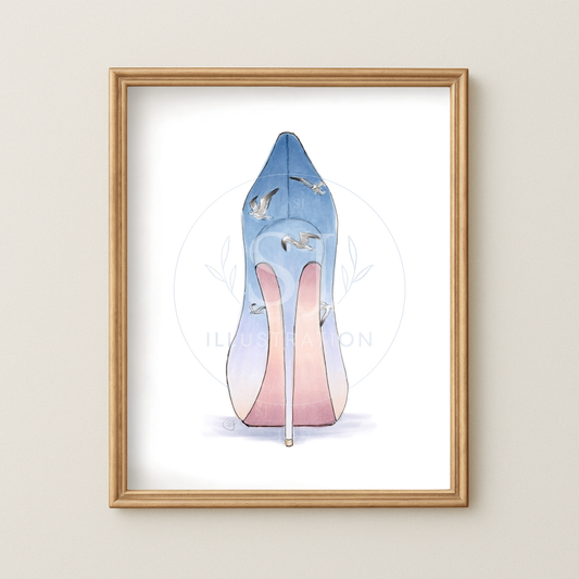 Step Back to 1989  |  Eras Album Inspired Stiletto Illustration (PRINT)