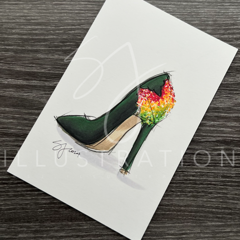 Step Into Fall | Fashion Illustration (ORIGINAL) – SJ Illustration