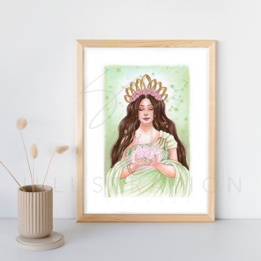 Virgo  |  Zodiac Series Illustration (PRINT)